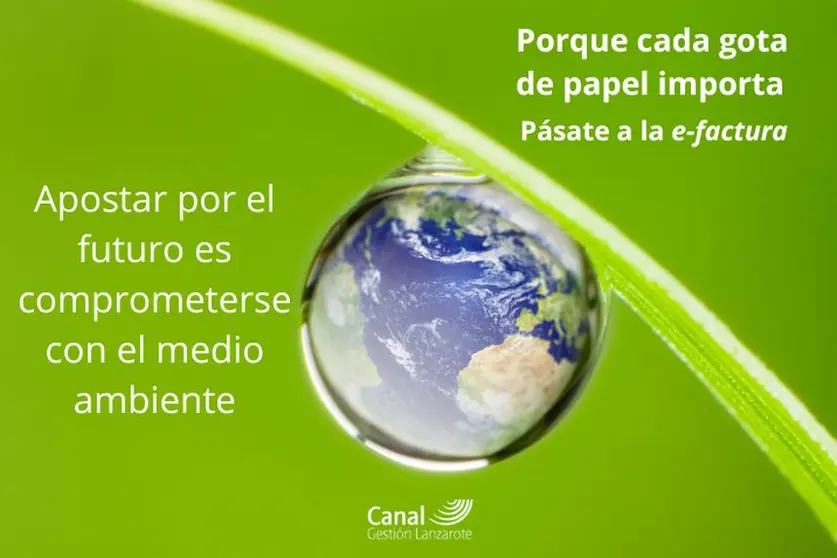 Imagen de la campaña de Canal Gestión Lanzarote.
