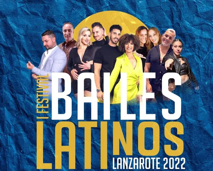 Cartel del I Festival de Bailes Latinos.