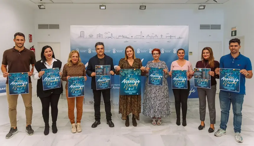 Presentación del programa de Navidad de Arrecife.
