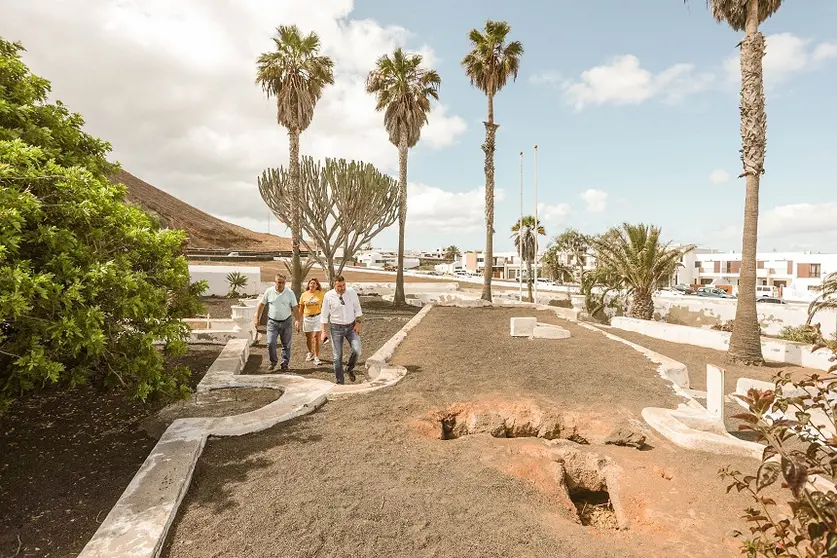 Imagen de la zona verde de ocio de Tahiche.