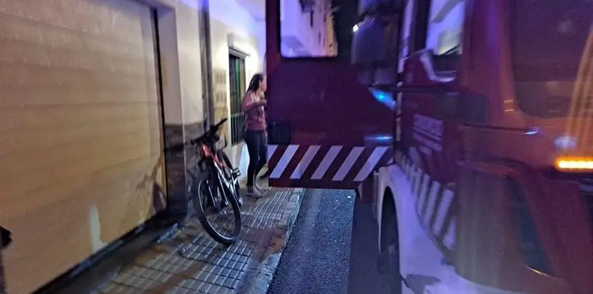 Imagen de archivo de otra actuación de los bomberos en Arrecife.