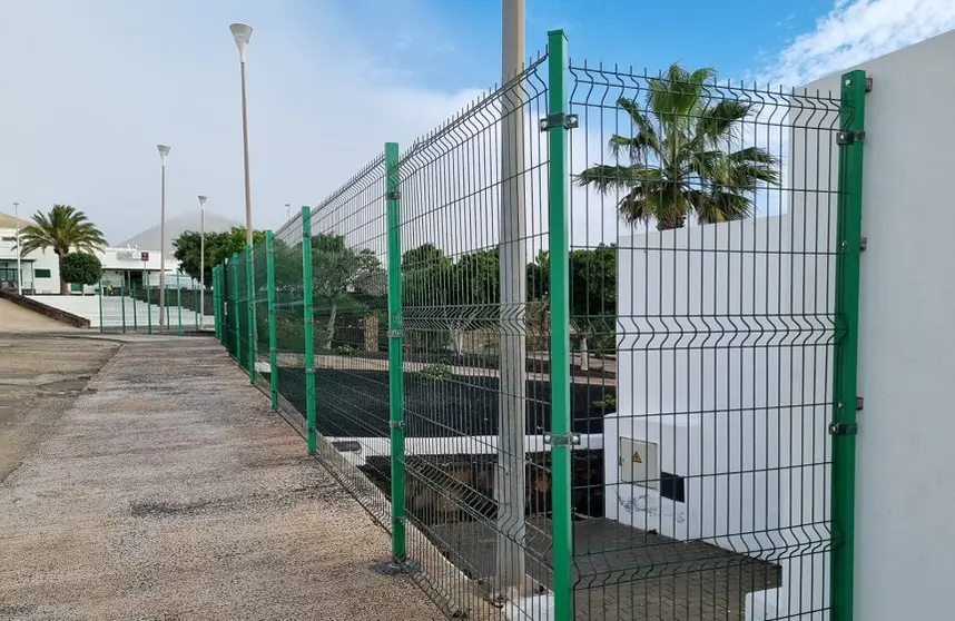 Imagen del vallado de la Plaza del Pavón.