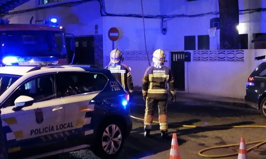 La Policía Local estuvo con los bomberos en todo momento