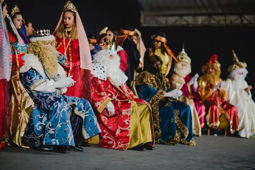 Imagen de archivo de los Reyes Magos en Haría.