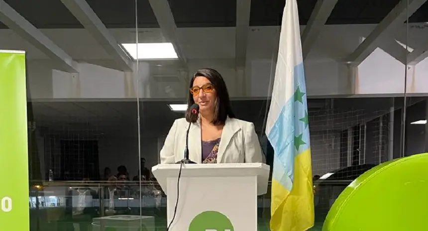 Arminda Barreto durante su intervención.