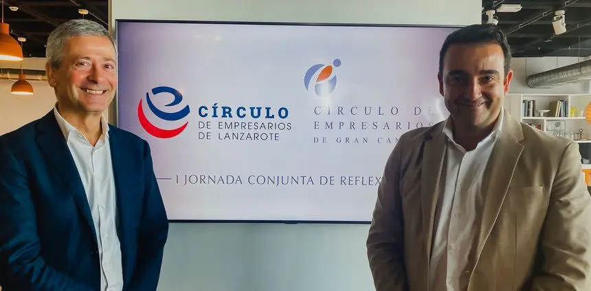 Los presidentes de los Círculos de Gran Canaria y Lanzarote.