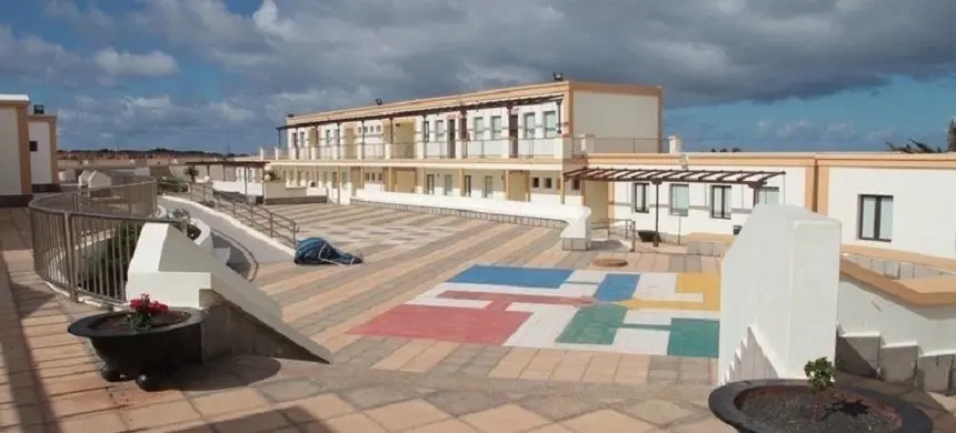 Imagen del Albergue de La Santa.