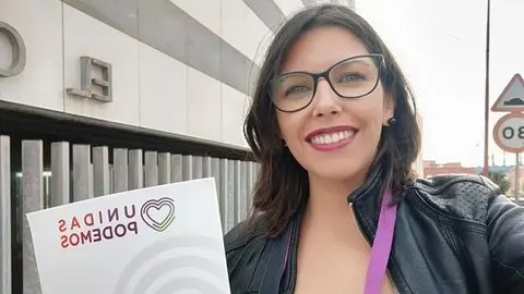 Lilian Concepción, edil de la formación morada en Puerto del Rosario y coordinadora insular de Podemos Fuerteventura.