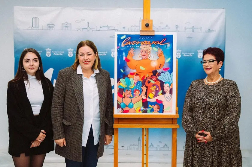 Presentación del cartel del carnaval de Arrecife.