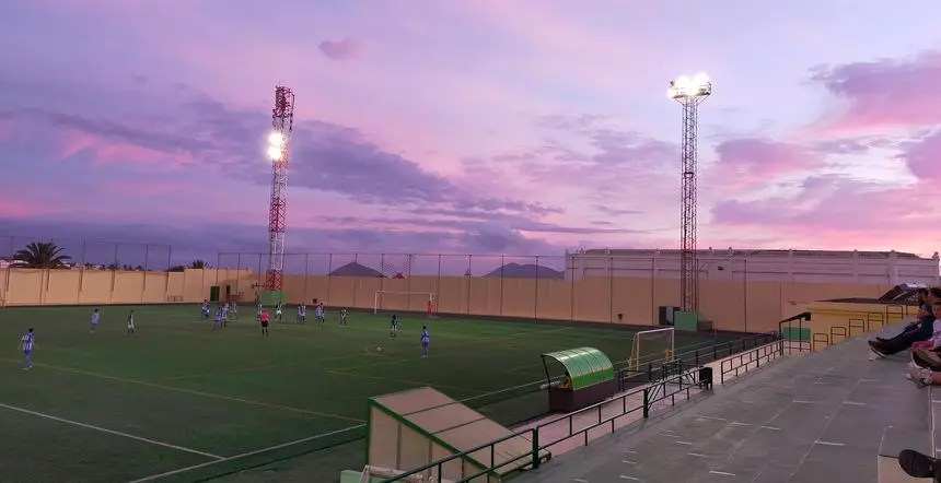 Imagen de archivo del campo de fútbol de Teguise.