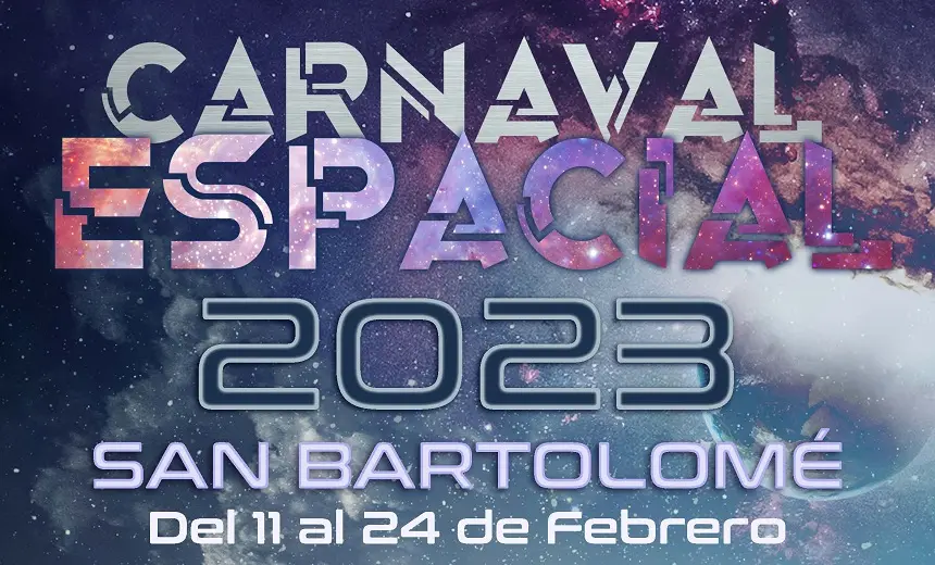 Cartel del carnaval de San Bartolomé 2023.