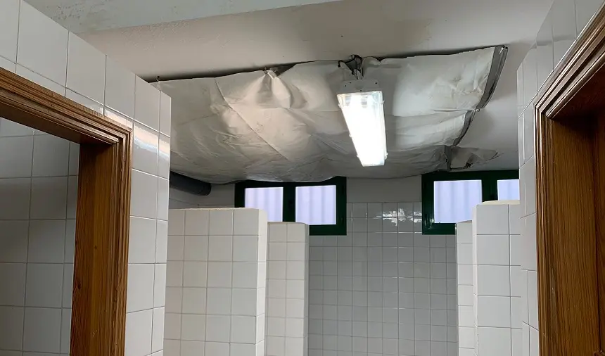 Interior de una de las instalaciones deportivas de Tahiche.