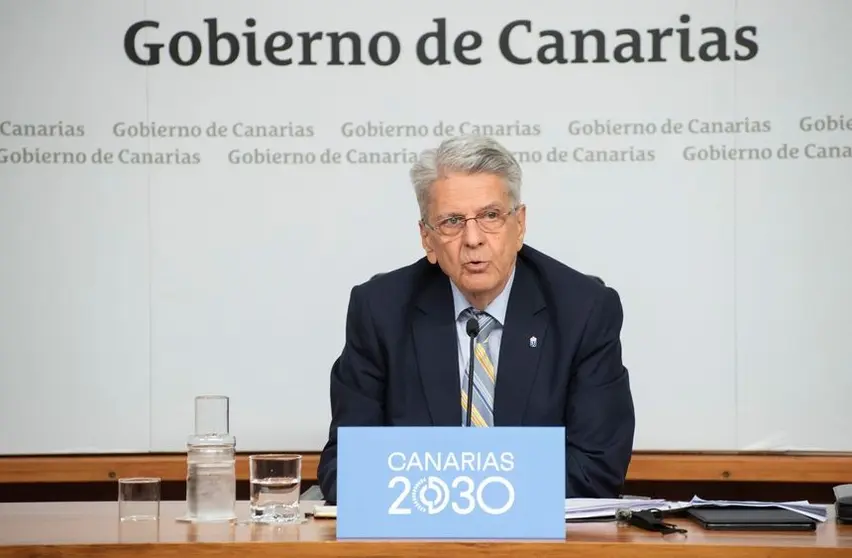 Julio Pérez, consejero de Administraciones Públicas, Justicia y Seguridad del Gobierno de Canarias.