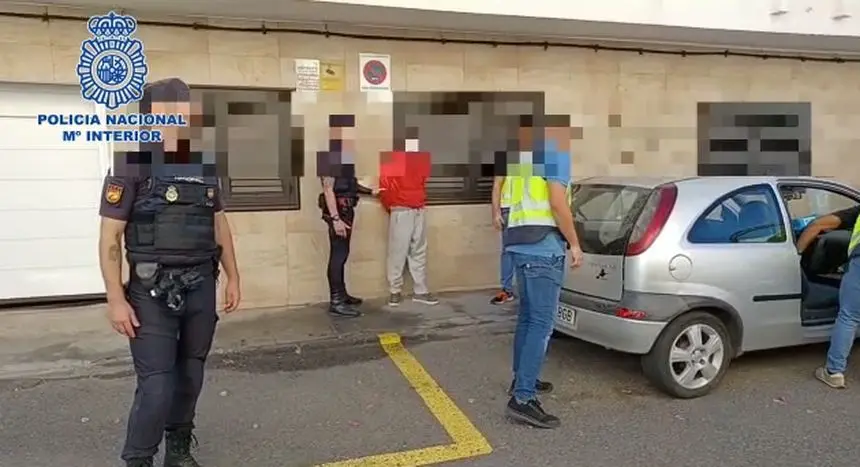 Operación de la Policía Nacional en Arrecife.