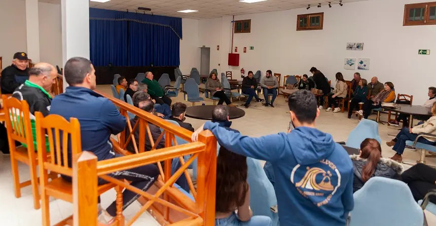 Reunión de Olivia Duque con los vecinos de Los Valles.