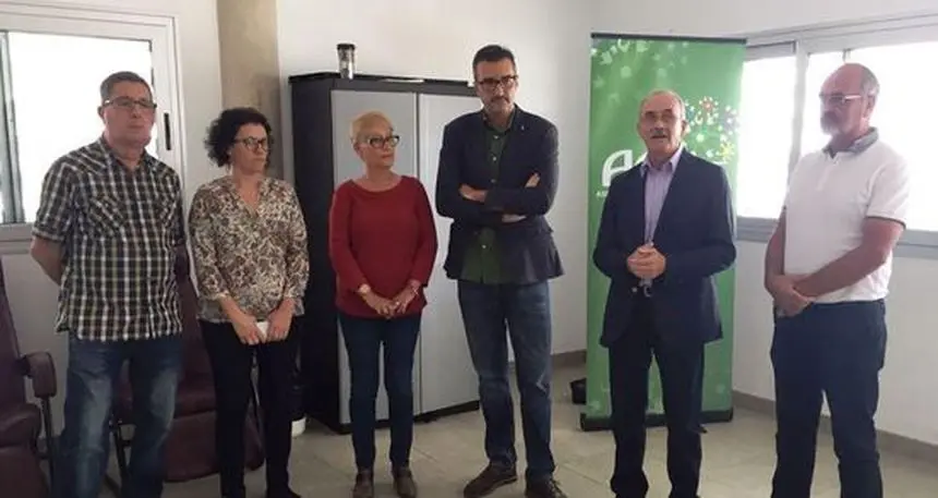 Imagen de un proyecto de AFA con el Ayuntamiento de Haría de hace unos años cuando Marci Acuña era alcalde norteño