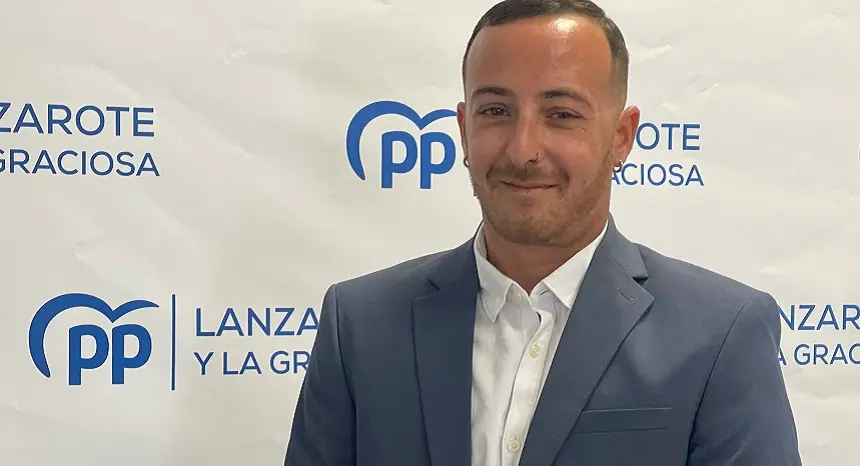 Candidato del Partido Popular (PP) a la Alcaldía de Haría, David Álvarez.