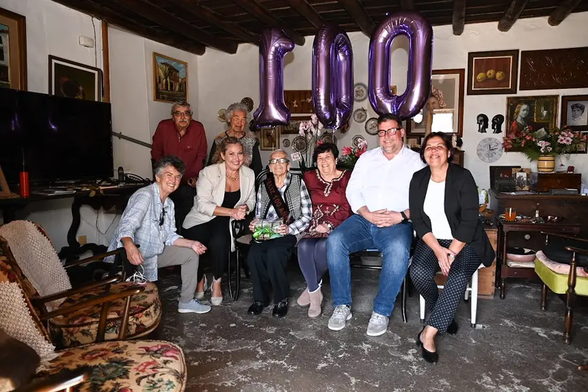 100 cumpleaños de Rafaela Martín.