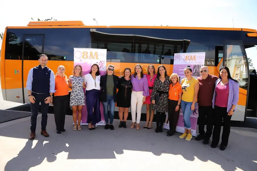 Acto de balance del proyecto empleo sobre ruedas por el día de la mujer.