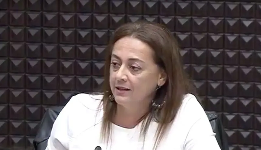 Nereida Calero, diputada del Grupo Nacionalista Canario.