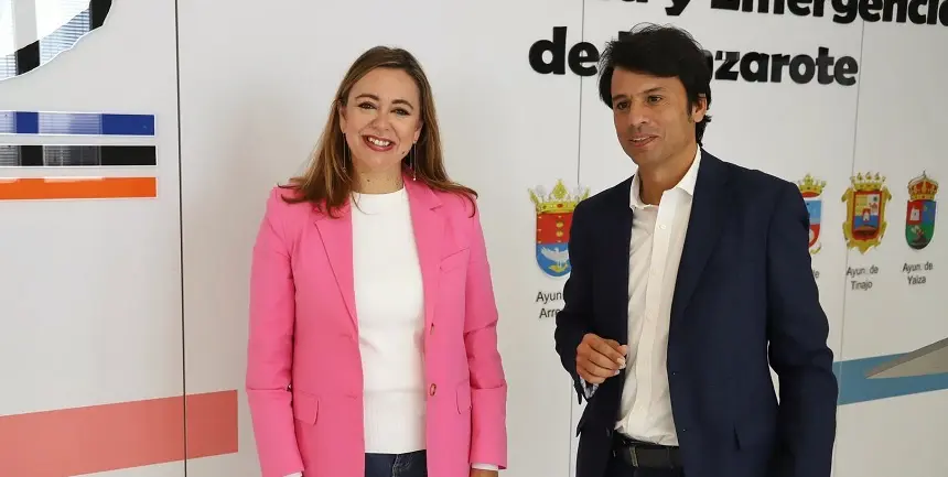 María Dolores Corujo y Marcos Bergaz.
