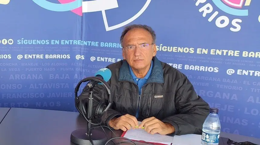 Manuel Fajardo en el programa Entre Barrios en una imagen de archivo.