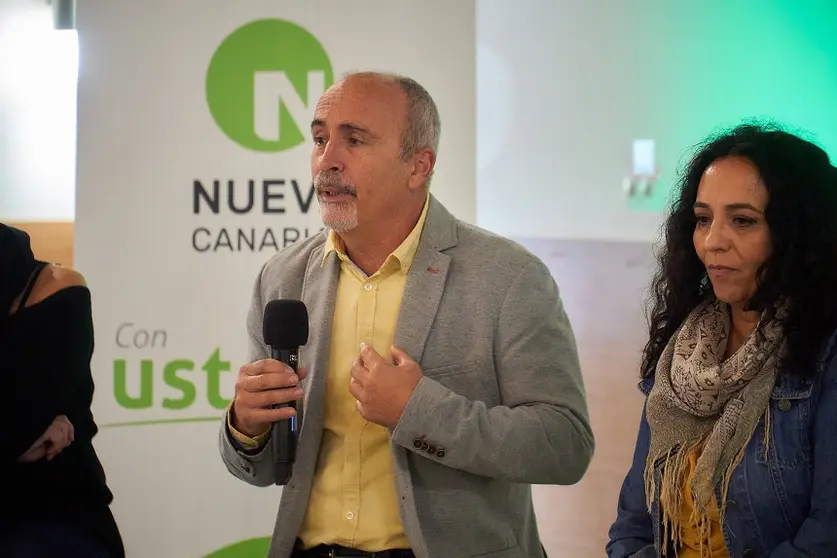 Pablo Yebra, candidato de Nueva Canarias al Ayuntamiento de San Bartolomé.