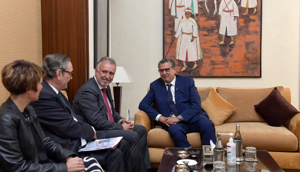 Visita oficial del presidente de Canarias, Ángel Víctor Torres, a Marruecos.