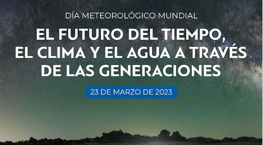Cartel del Día Meteorológico Mundial.