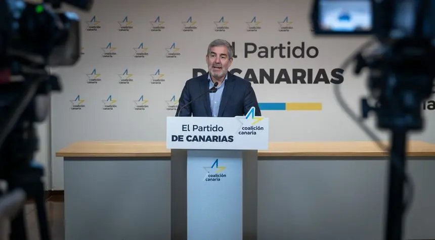 Fernando Clavijo, secretario general de Coalición Canaria.