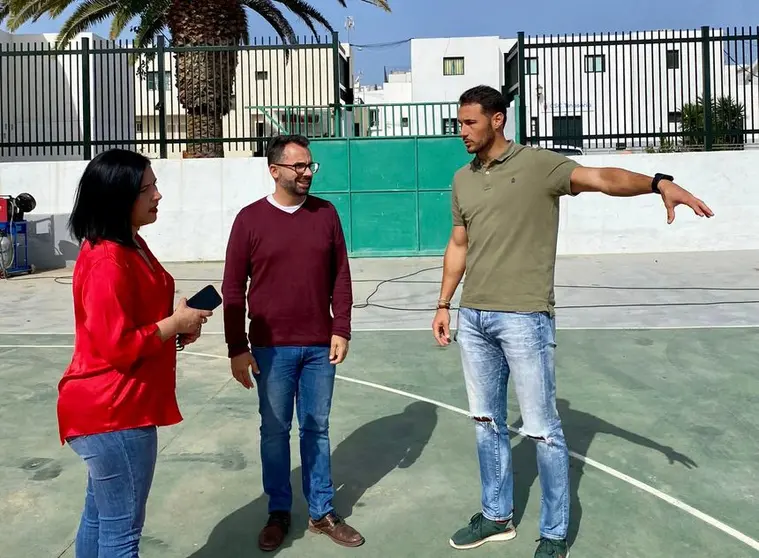 El candidato de CC a la Alcaldia de Arrecife con los concejales de Cultura y Deportes