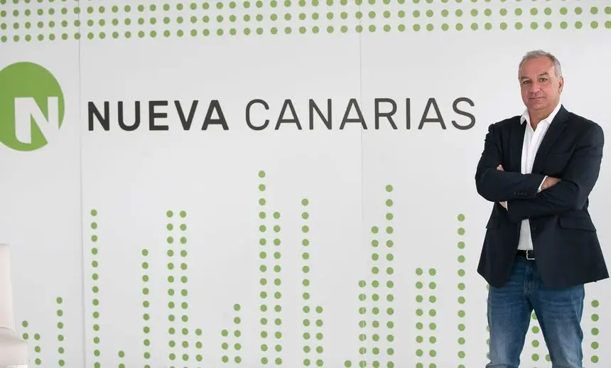 Luis Campos, portavoz de Nueva Canarias.