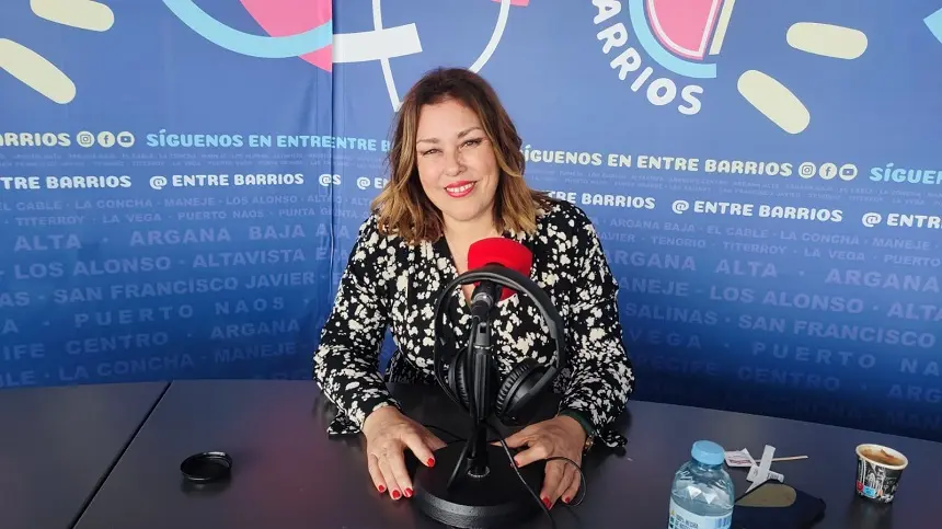 Astrid Pérez en el programa Entre Barrios.