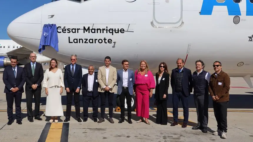 Air Europa-Bautizo César Manrique