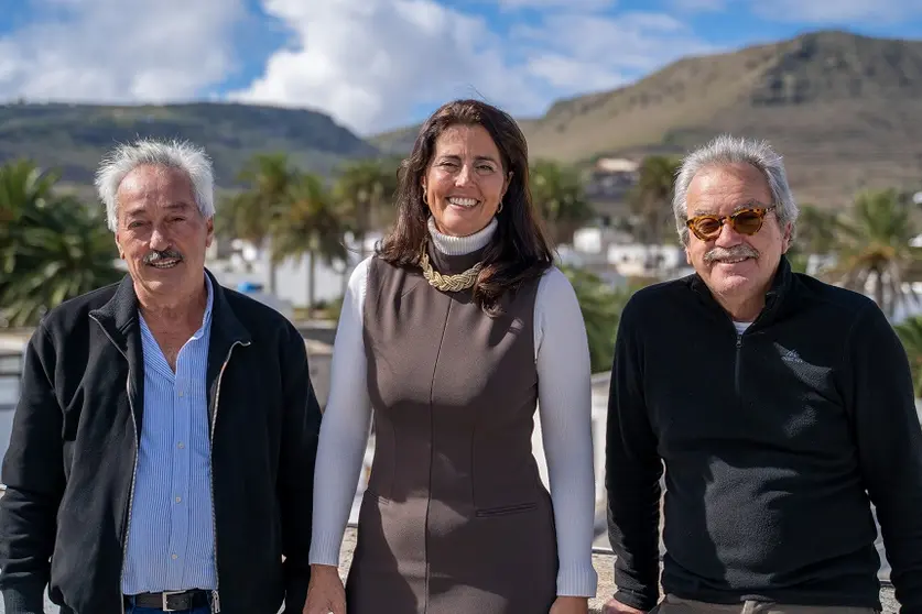 Evelia García, José Torres Stinga y Fernando Fontes