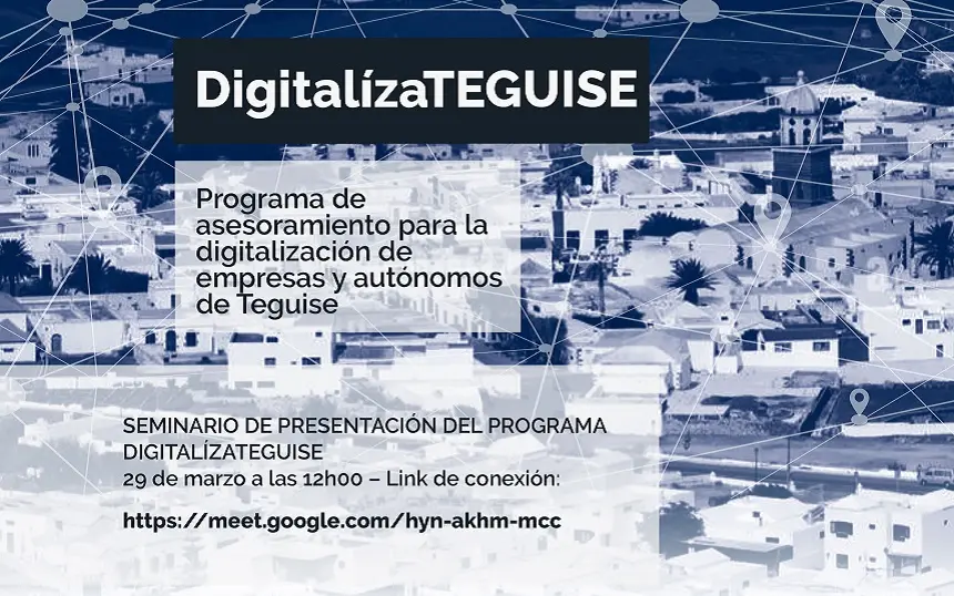 Cartel de DigitalizaTeguise.