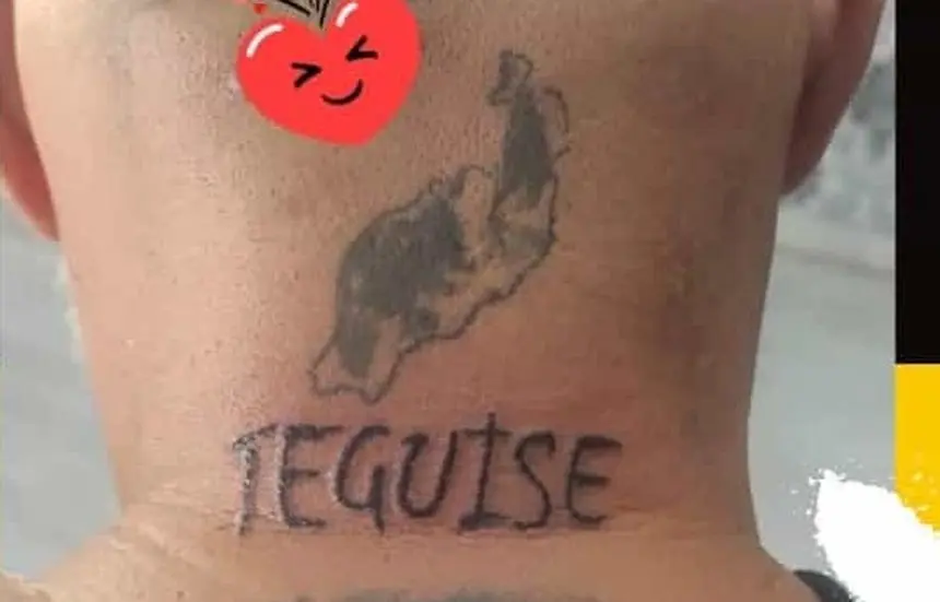 Imagen del tatuaje que propone Laureano Alvarez que se haga la gente