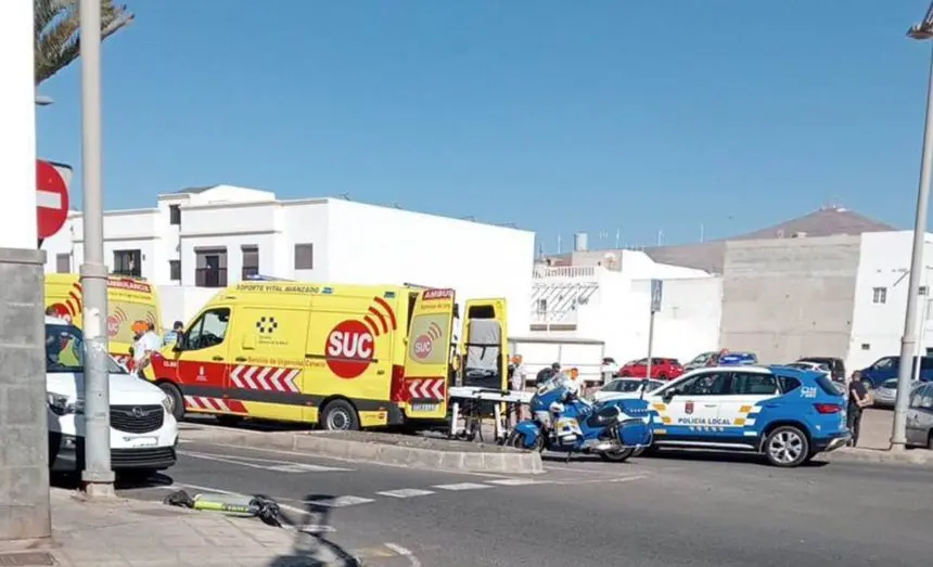 Momento de la asistencia médica. Foto, MIGUEL ÁNGEL DE LEÓN