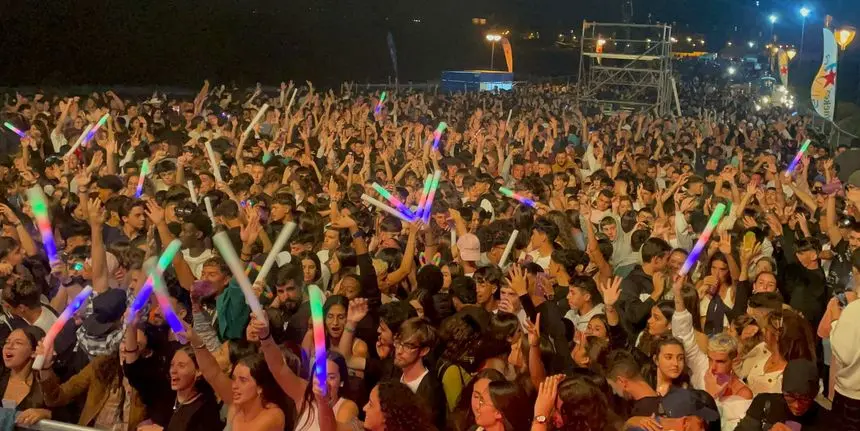 Imagen del impresionante aspecto que presentó el evento