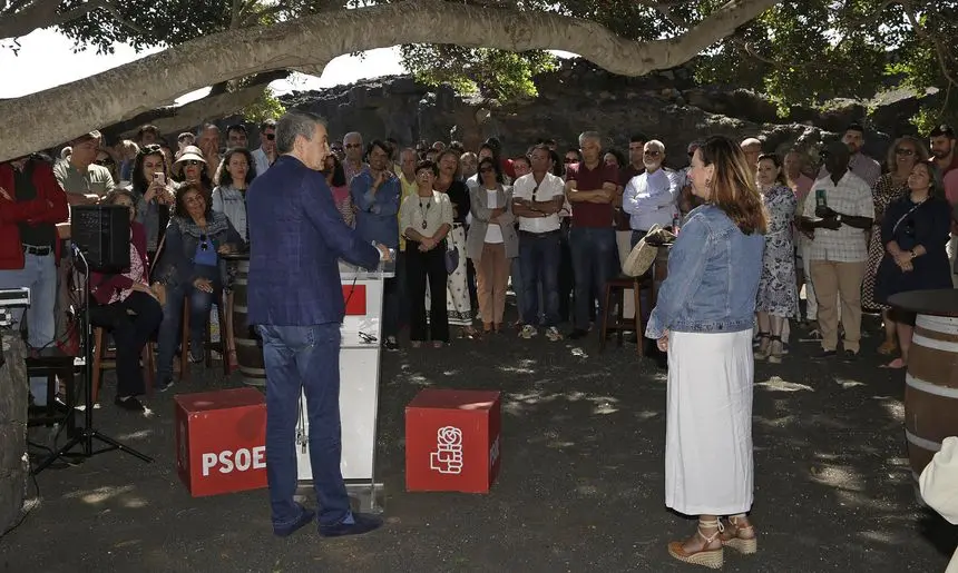 Imagen del discurso que realizó José Luis Rodriguez Zapatero