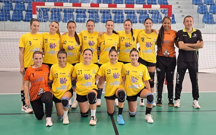 Juveniles del Balonmano Puerto del Carmen.