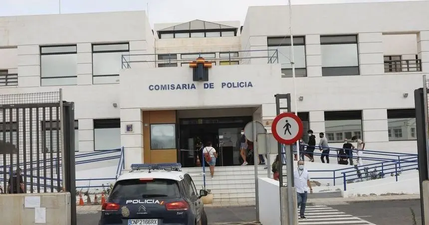 Imagen de la comisaría de la Policía Nacional en Arrecife.