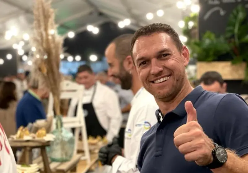 Marco Rodríguez, propietario del restaurante Dunas de Famara.