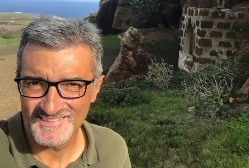 Marci Acuña, ex alcalde de Haría.