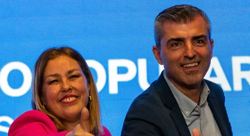 Astrid Pérez y Manuel Domínguez.
