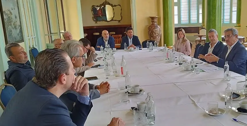 Reunión de trabajo organizada por el Círculo de Empresarios de Gran Canaria en Las Palmas.