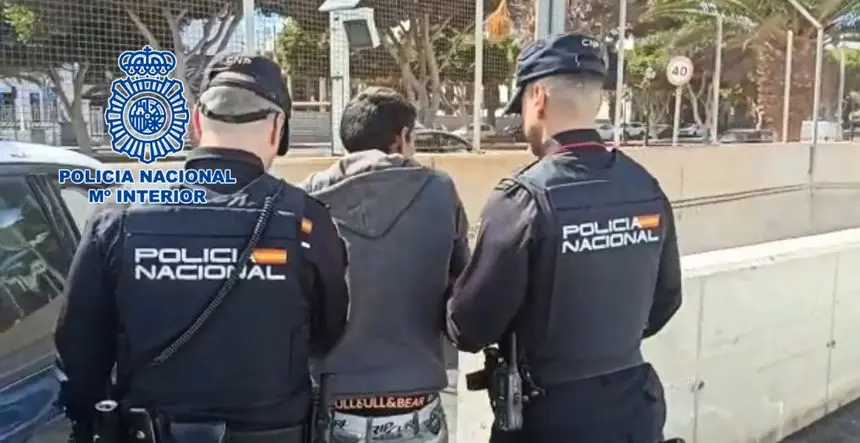 Imagen de uno de los detenidos.