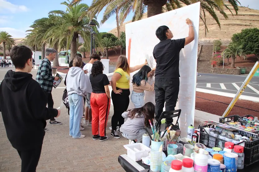 Taller del ciclo del Espacio Participativo Joven de Yaiza.