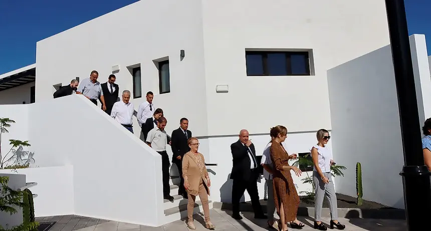 Visita al nuevo velatorio.