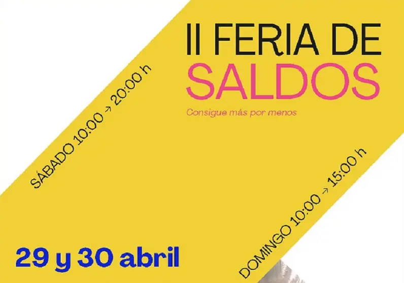 Cartel Feria de Saldos y Oportunidades.